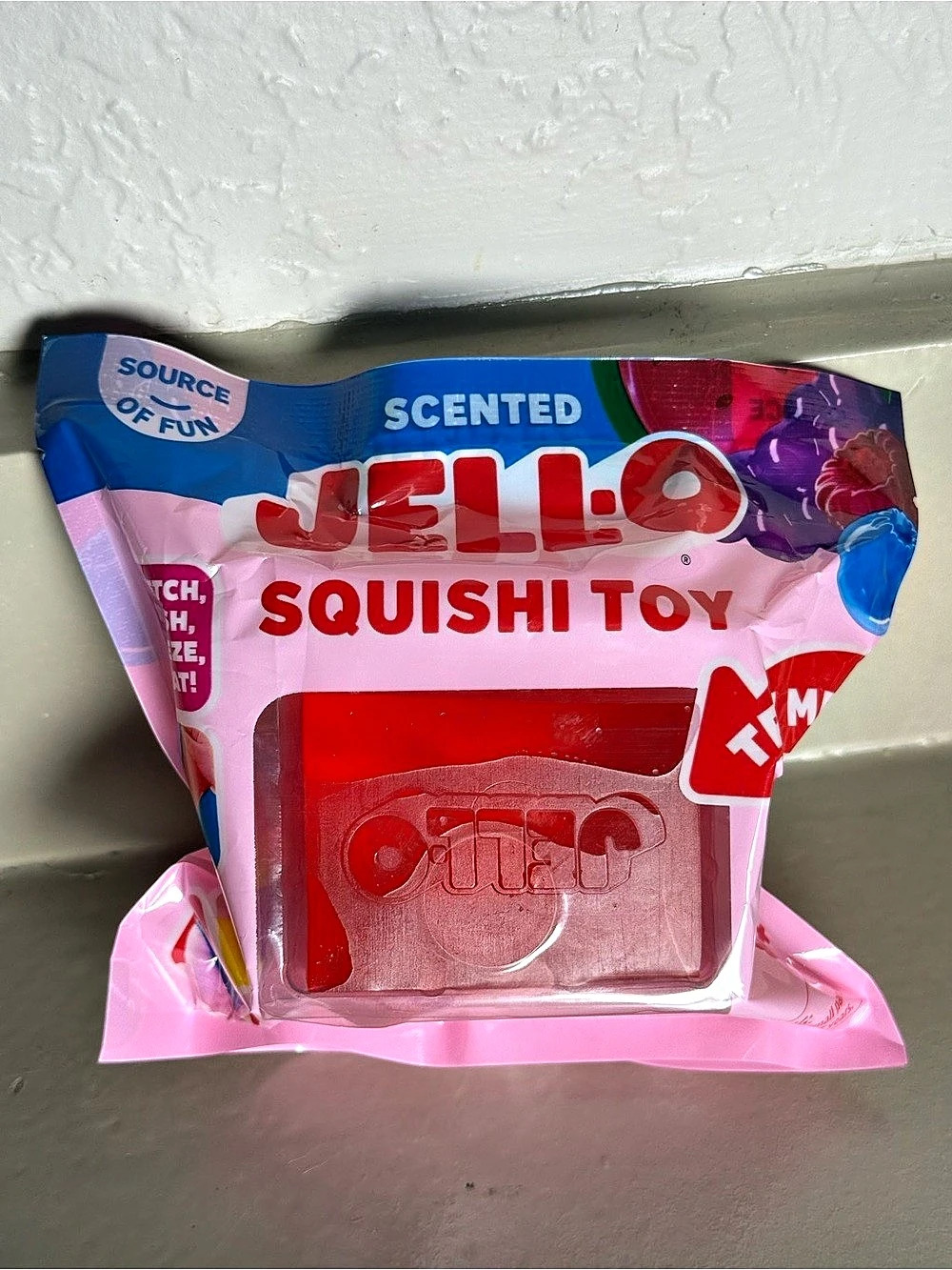 Jell-O Scented Squishi Toy Scented Squishi Toy Pink NWT